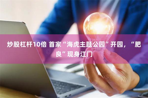 炒股杠杆10倍 首家“海虎主题公园”开园，“肥良”现身江门