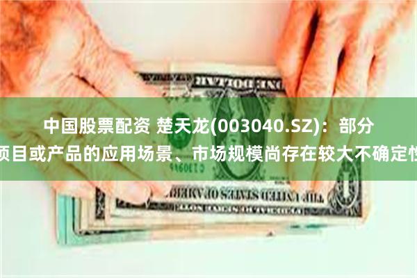 中国股票配资 楚天龙(003040.SZ)：部分项目或产品的应用场景、市场规模尚存在较大不确定性